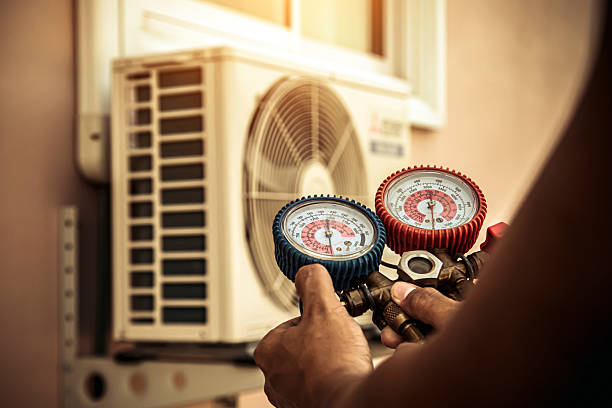 Professional Hvac technician working in Middlesex, NC
